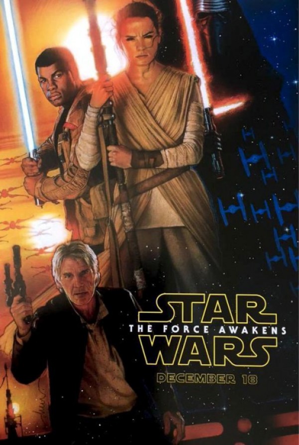 Drew Struzan Poster Star Wars El despertar de la fuerza