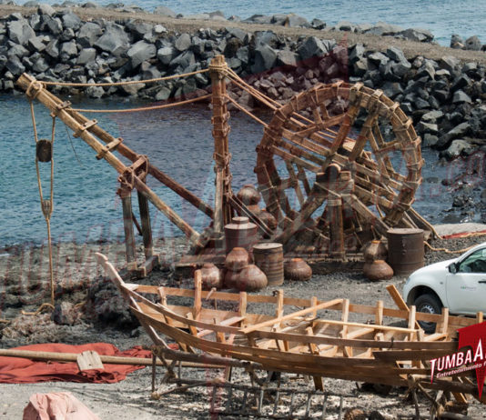 EXCLUSIVA: FURIA DE TITANES 2 (WRATH OF THE TITANS), nuevas imágenes del set de rodaje Ira de Titanes (Wrath of the Titans). Decorado en Teno (Tenerife)