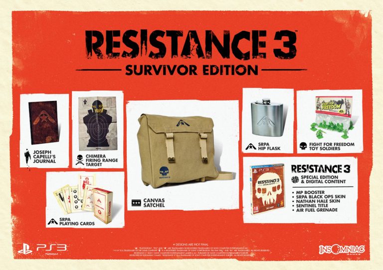 RESISTANCE 3: Dos versiones especiales con mucho de contenido extra en exclusiva para PlayStation3