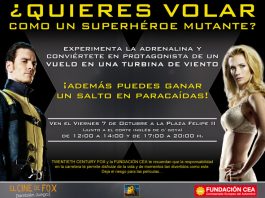 X-MEN PRIMERA GENERACIÓN: vuela en una turbina de viento gratis el día 7 de Octubre