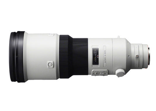 Sony presenta el teleobjetivo de 500 mm SAL500F40G para cámaras DSLR Y SLT con montura Tipo A