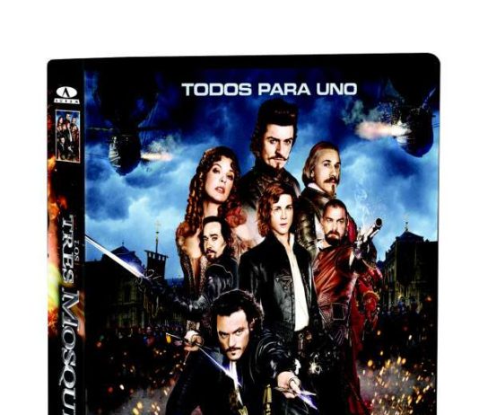 «LOS TRES MOSQUETEROS EN 3D»: Milla Jovovich en acción en los extras del DVD y Blu-Ray Carátula DVD "Los tres Mosqueteros"