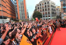 Jennifer Lawrence arrasa en Madrid con «LOS JUEGOS DEL HAMBRE» Jennifer Lawrence durante la presentación de Los Juegos del Hambre en Madrid