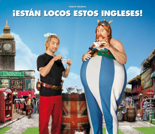 «ASTÉRIX Y OBÉLIX AL SERVICIO DE SU MAJESTAD» 3D: Cartel de la cuarta película de los irreductibles galos Asterix al servicio de su majestad. Cartel español