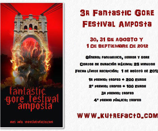 III FANTASTIC GORE FESTIVAL DE AMPOSTA abre la inscripción de su concurso de cortos