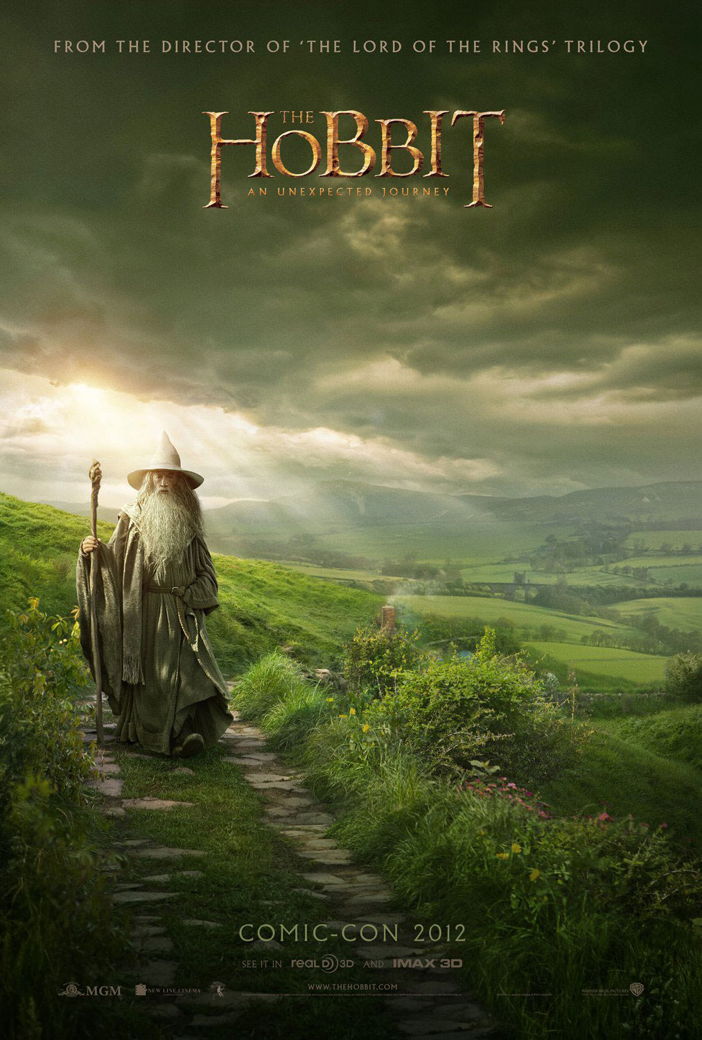 cartel El Hobbit. Comic Con 2012