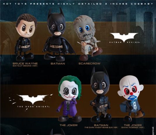HOT TOYS presenta su serie Cosbaby dedicada al Caballero Oscuro