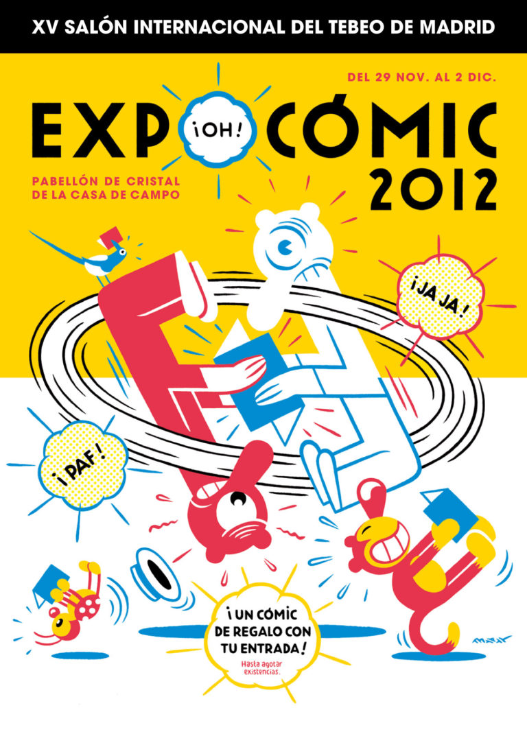 Max es el autor del cartel de Expocómic 2012