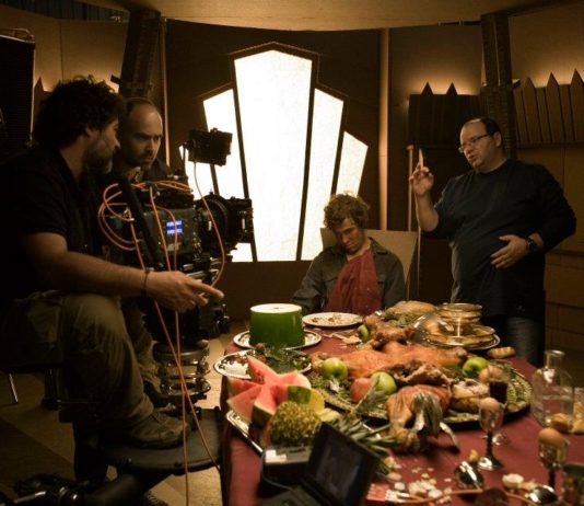 El cortometraje «HOTEL» competirá en Sitges 2012 José Luis Alemán en el rodaje de Hotel