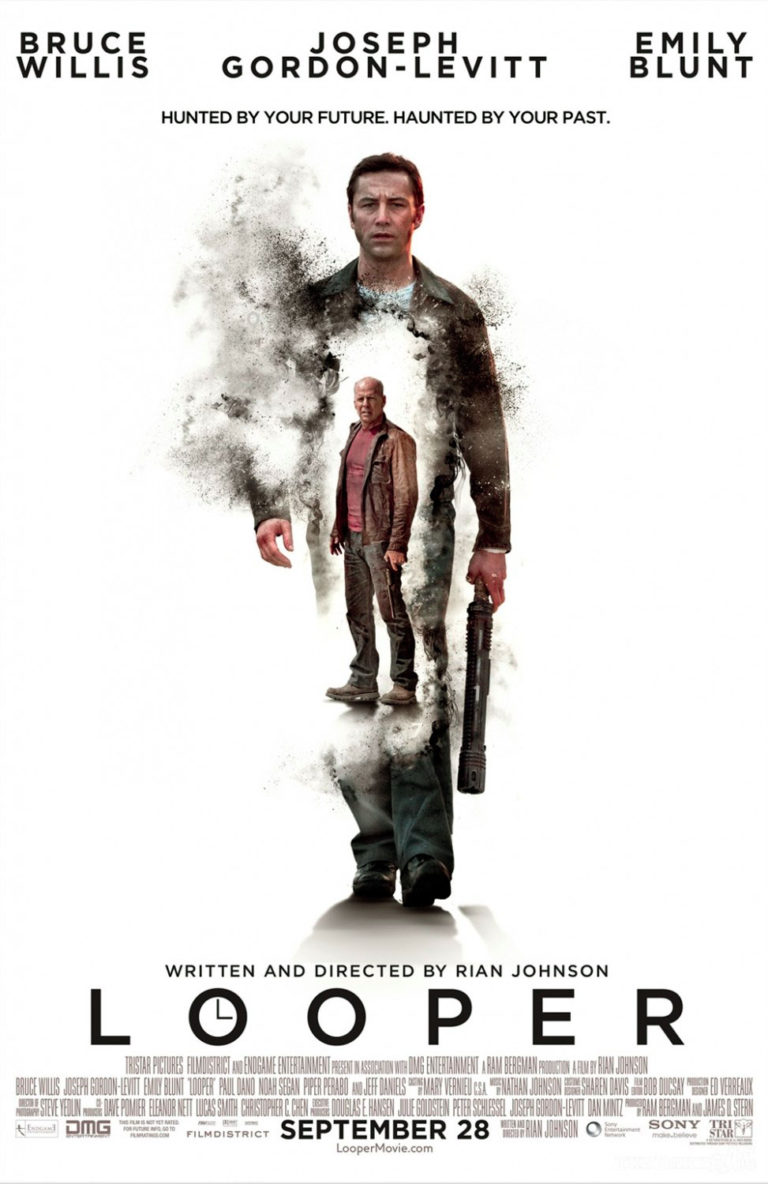 «LOOPER»: Galería de carteles protagonizados por Bruce Willis y Joseph Gordon-Levitt