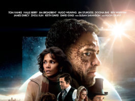 “EL ATLAS DE LAS NUBES” muestra cartel internacional con el rostro tatuado de Tom Hanks como protagonista