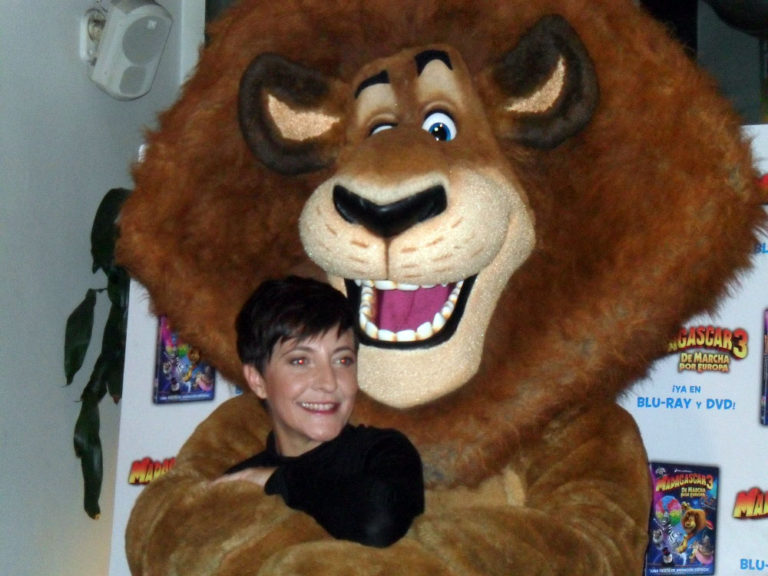 Eva Hache presenta “MADAGASCAR 3” en DVD y Blu-Ray en Madrid