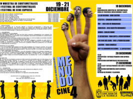 MENUDO CINE 4. El séptimo arte se hace grande del 19 al 21 de diciembre
