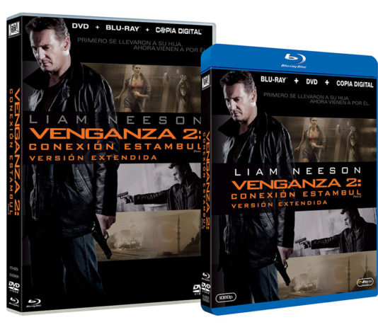 «VENGANZA: CONEXIÓN ESTAMBUL», a la venta en Blu-Ray, DVD y plataformas digitales desde el 6 de febrero Carátulas Venganza 2: Conexión Estambul