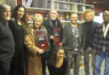 Butaca de honor en el cine Artistic Metropol para Jack Taylor y Lone Fleming Lone Fleming y Jack Taylor butacas de honor en Artistic Metropol de Madrid