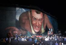 FOX celebra a lo grande los 25 años de «LA JUNGLA DE CRISTAL» Mural La Jungla de Cristal. Die Hard