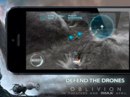 «DRONE DEFENDER», app para móviles inspirada en «OBLIVION» App Oblivion