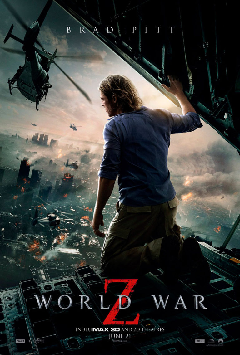 «GUERRA MUNDIAL Z» (WORLD WAR Z): Nuevo cartel protagonizado por Brad Pitt
