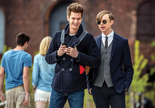 Electro y Spiderman protagonizan la portada de EW Andrew Garfield y Dane Dehaan
