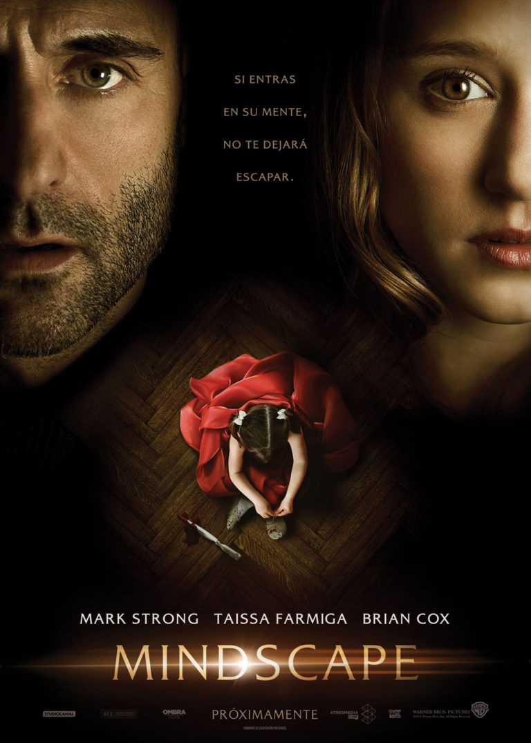 Teaser poster de «MINDSCAPE», thriller con Mark Strong, Brian Cox y Taissa Farmiga