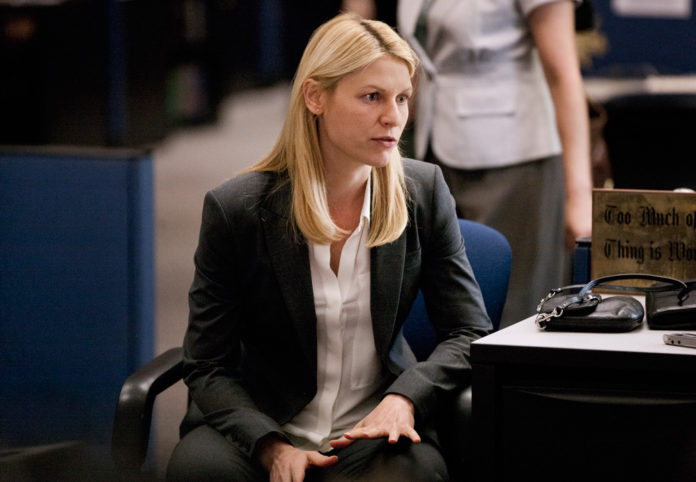 Claire Danes en la tercera temporada de Homeland