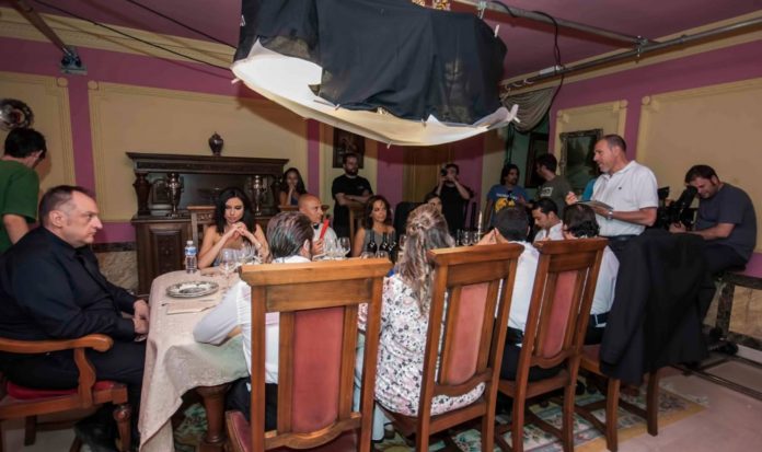 En el rodaje de "Omnivoros"
