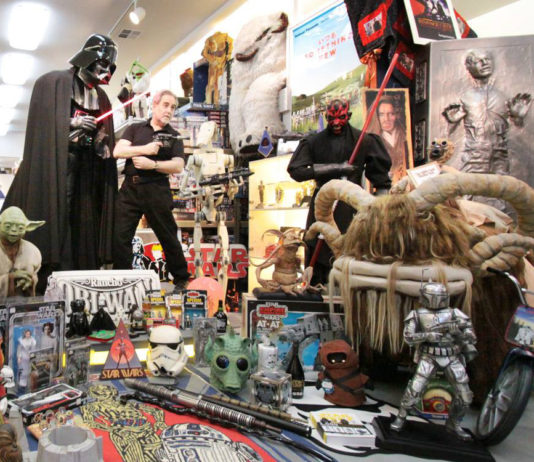 El Rancho Obi-Wan, Récord Guinness por contar con la mayor colección dedicada a «STAR WARS» Steve Sansweet. Rancho Obi-Wan