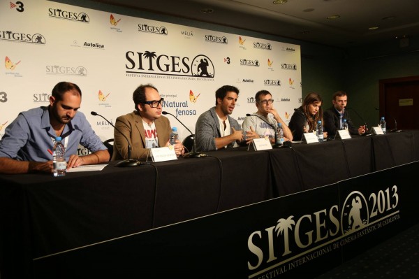 Eli Roth y Nicolás López en Sitges