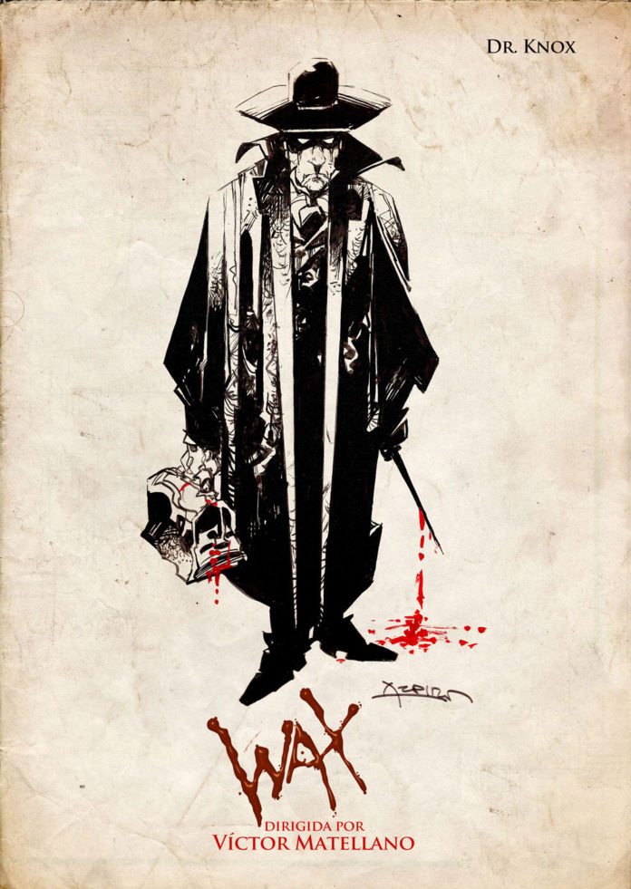 Alfonso Azpiri dibuja al personaje de Jack Taylor en Wax
