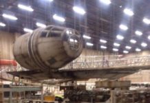 Primer vistazo a los X-WING y el HALCÓN MILENARIO de «STAR WARS: Episodio VII» Star Wars Episodio VII Halcón Milenario.