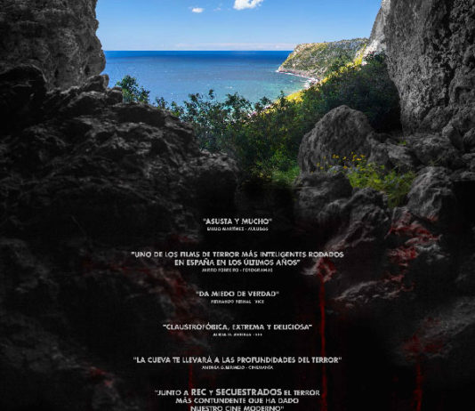 Espectacular Premiere preestrena «LA CUEVA» en Madrid La cueva, Cartel español.
