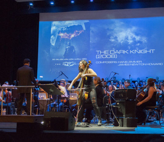 Anuncian las fechas de la próxima edición tras el grandioso éxito del festival de música de cine FIMUCITÉ 8 Fimucité 2014. Gala de Clausura. Sinfonía de Gotham. Diego Navarro Tina Guo.