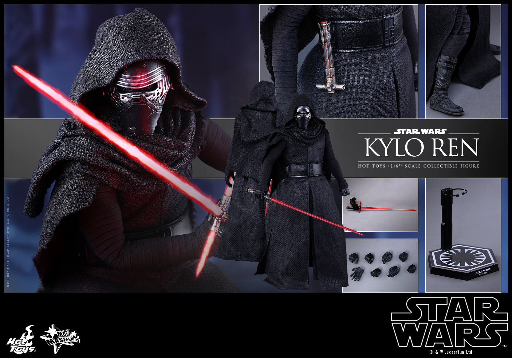 Hot Toys - Star Wars - The Force Awakens - Kylo Ren Collectible Figure_PR15