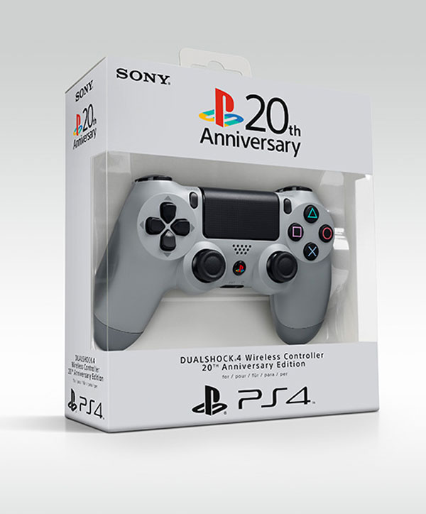 DUALSHOCK 4 Edición Especial 20 Aniversario de PlayStation