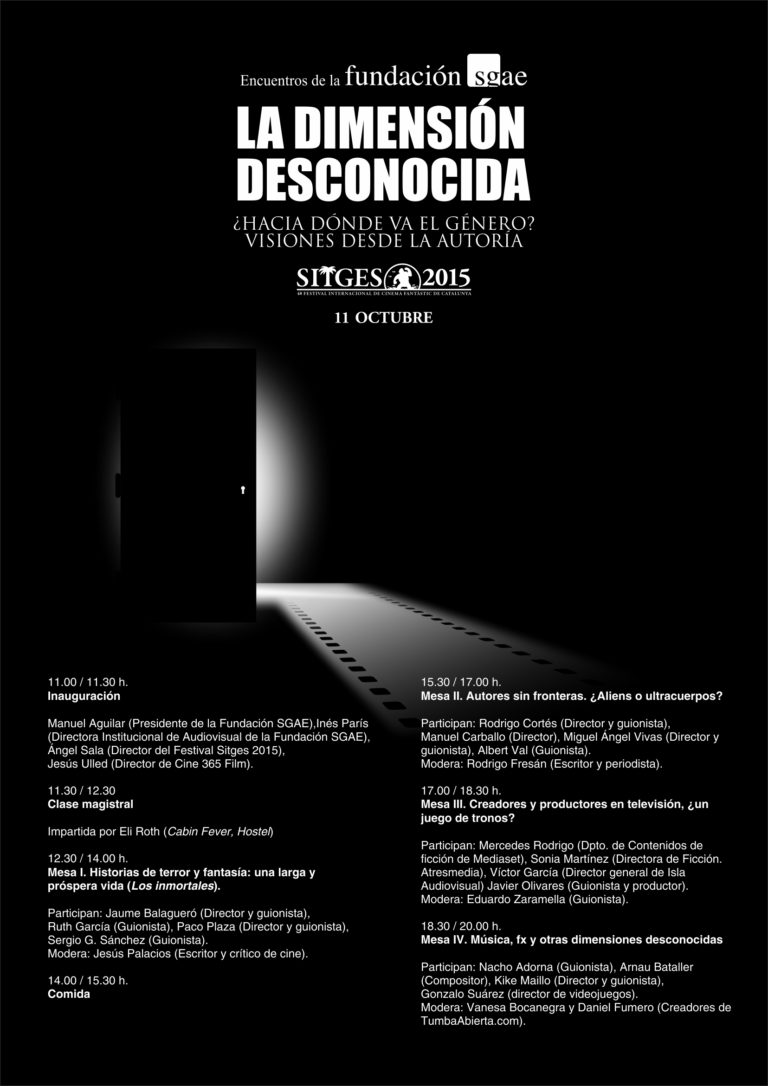 Encuentros SGAE Sitges 2015