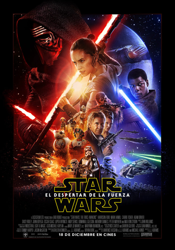 Star Wars. El despertar de la fuerza poster en español