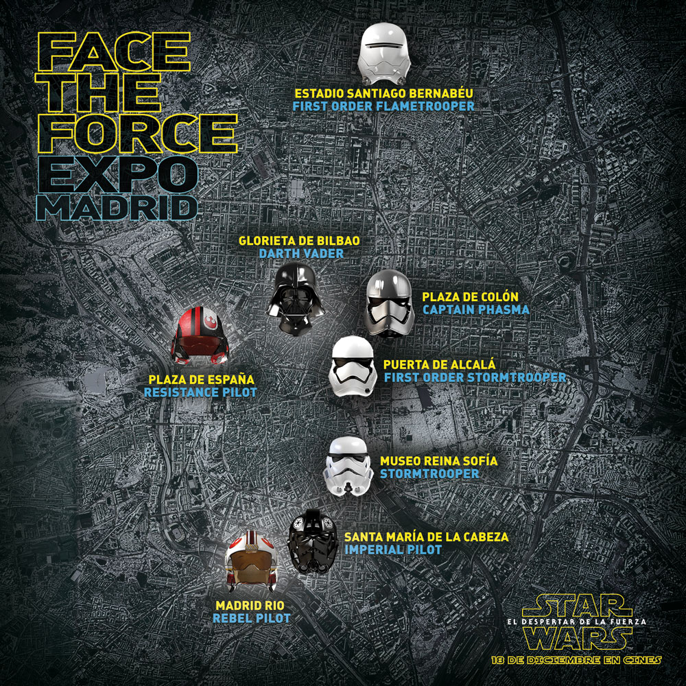 Face the Force. Poster Madrid