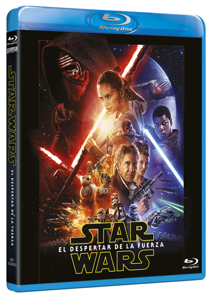 Star Wars: El despertar de la fuerza en DVD 