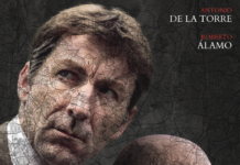 Cartel del thriller QUE DIOS NOS PERDONE, protagonizado por Antonio de la Torre y Roberto Álamo