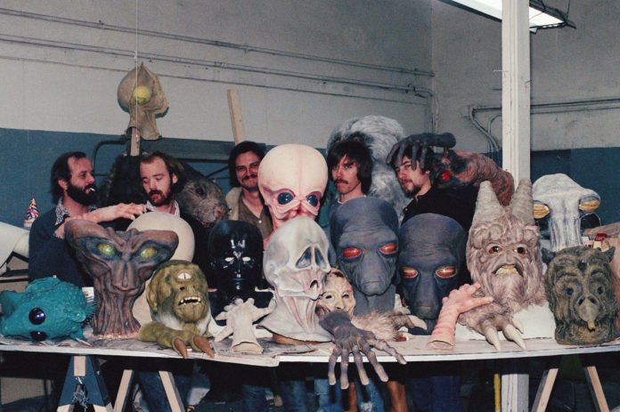 Rick Baker y el equipo de la cantina de La Guerra de las Galaxias