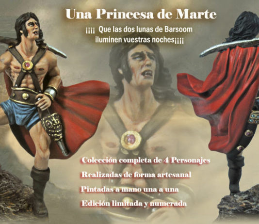 “Una princesa de Marte”: Marco Navas Estudio inicia una colección de miniaturas exclusivas Marco Navas Estudio. Una princesa de Marte -Edgar Rice Burroughs