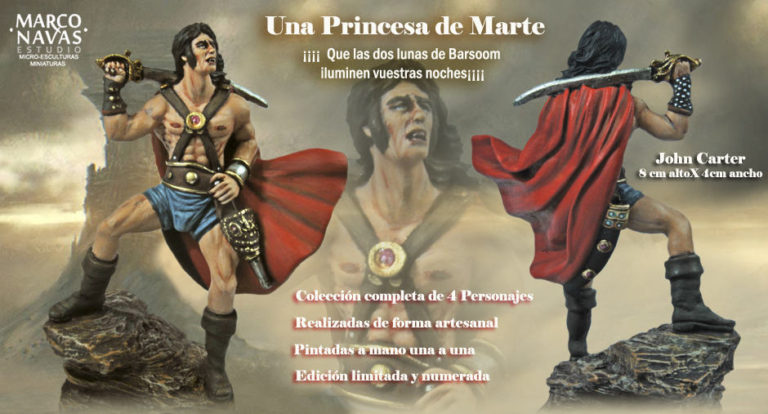 Marco Navas Estudio. Una princesa de Marte -Edgar Rice Burroughs