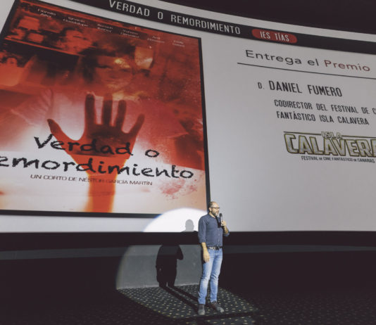 El FESTIVAL ISLA CALAVERA premia los mejores cortos de terror del CINEDFEST Daniel Fumero, codirector del Festival Isla Calavera. | Foto: Rubén Grimón para Cinedfest