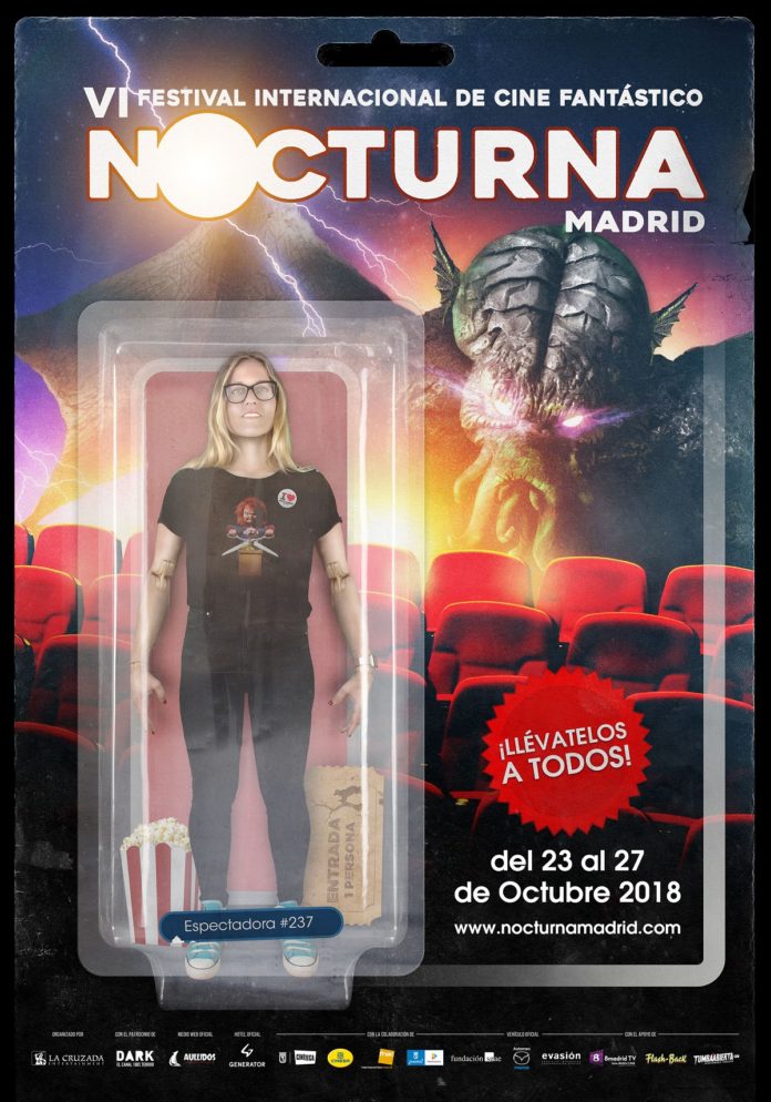 Cartel de Nocturna Madrid 2018, obra de Daniel Fumero.