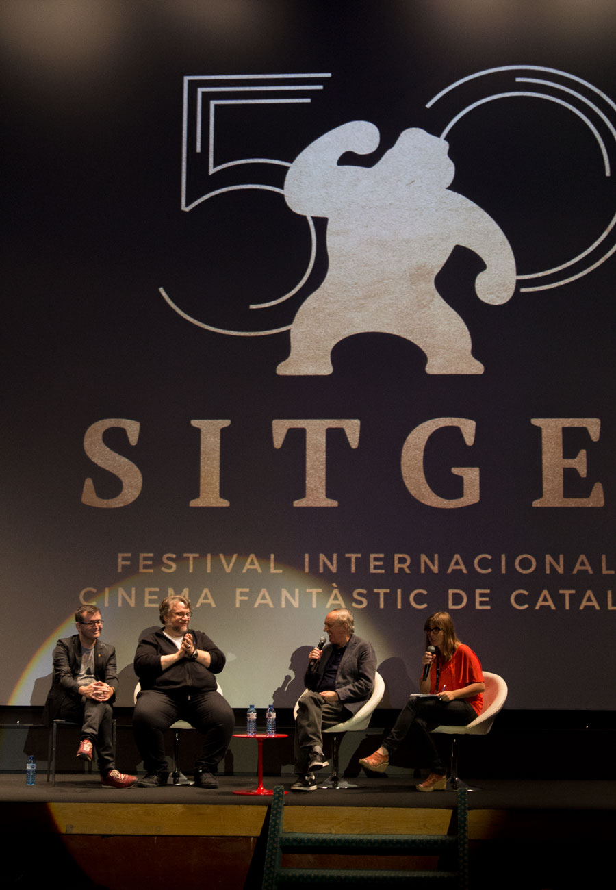 Guillermo del Toro y Darío Argento Sitges 2017. Fotografía de Daniel Fumero