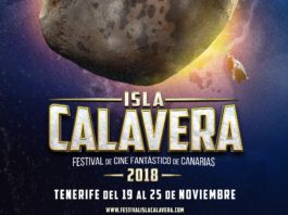 El FESTIVAL ISLA CALAVERA presenta el cartel de su segunda edición anual Detalle del cartel del Festival de Cine Fantástico de Canarias - Isla Calavera.