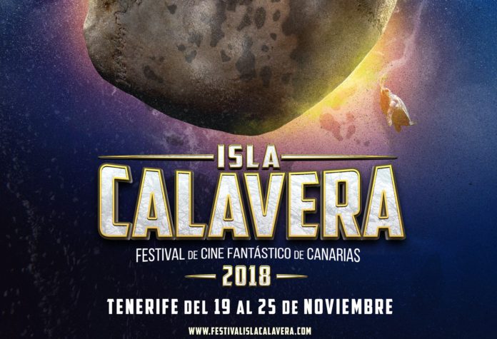 Detalle del cartel del Festival de Cine Fantástico de Canarias - Isla Calavera.