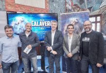 Nace el mercado audiovisual del FESTIVAL DE CINE FANTÁSTICO DE CANARIAS ISLA CALAVERA Ramón González Trujillo, Alfonso Cabello, José Luis Rivero, Francisco Marichal y Daniel Fumero.
