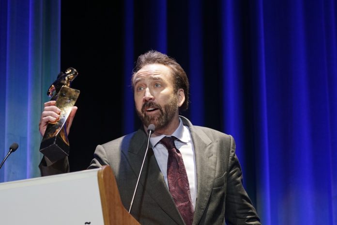 Nicolas Cage recoge en Sitges el Gran Premio Honorífico del Festival.