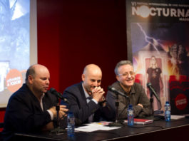 Programa completo de NOCTURNA MADRID, que abrirá ‘LA NOCHE DE HALLOWEEN’ De izquierda a derecha, el productor del Festival, José Luis Alemán, en el centro el director, Sergio Molina y a continuación el coordinador de actividades paralelas, Antonio Busquets.